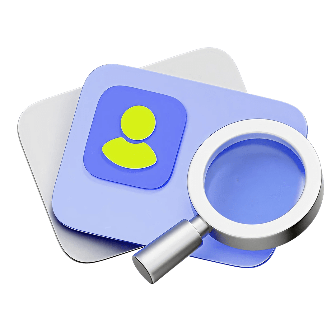 Account search illustration